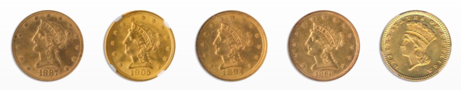 Blanchard Gold Coins